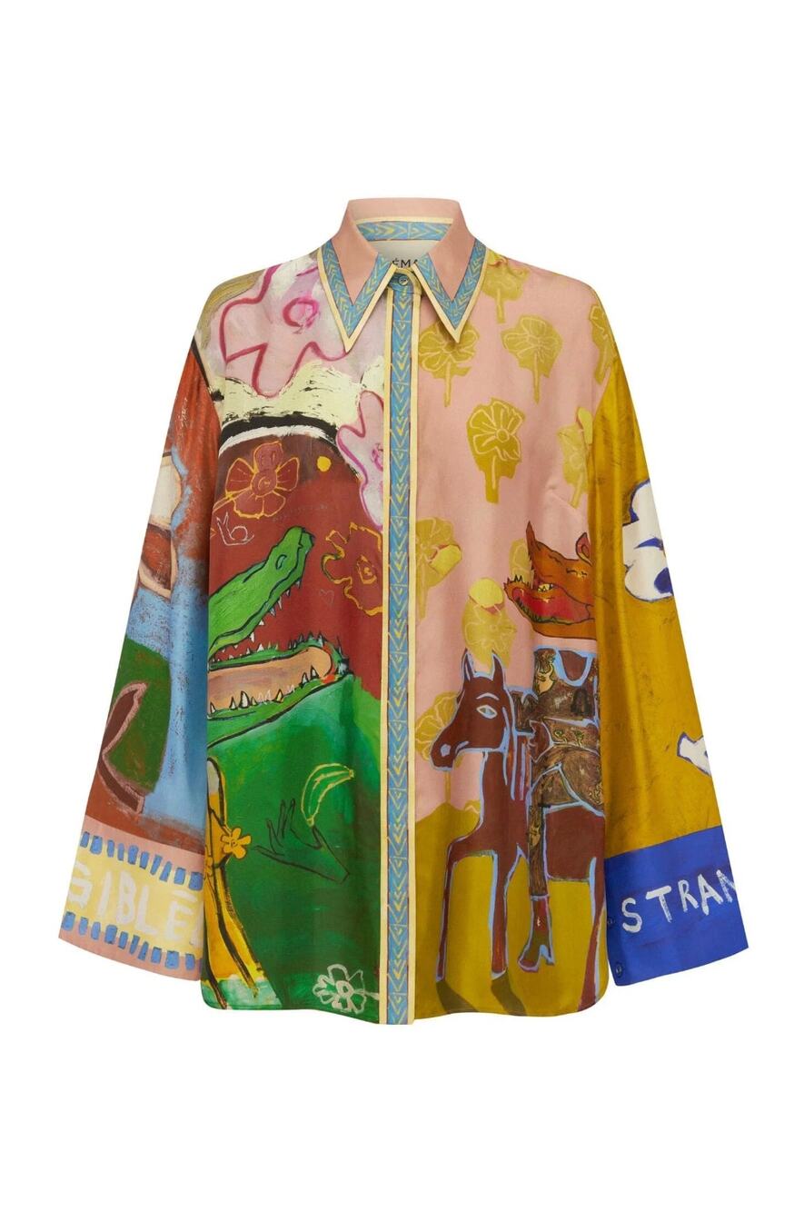Alemais MLAK SILK SHIRT